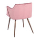 Dining Chairs Velvet Upholstered Metal Legs Aldridge