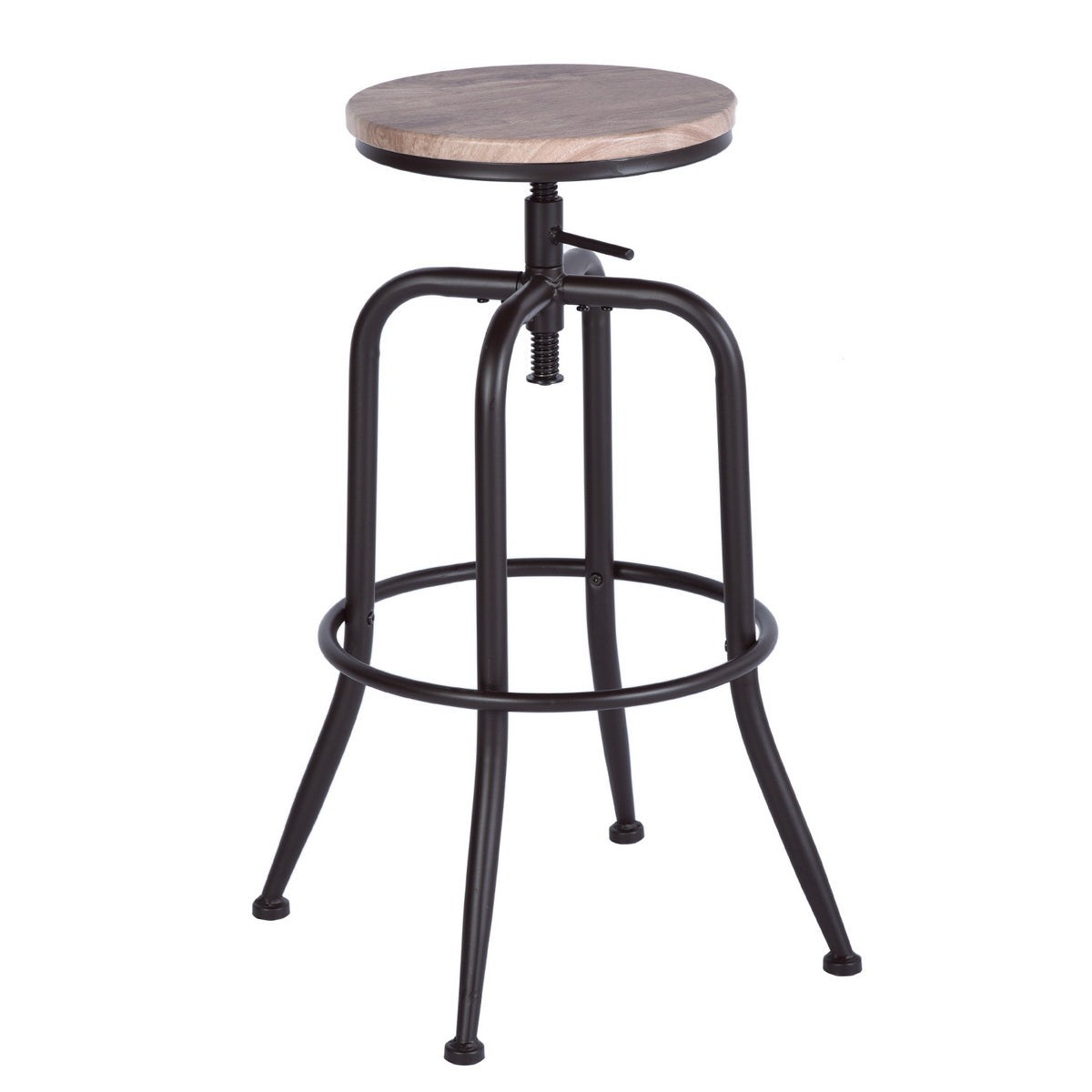 Barstools MDF Seat Swivel Bar Stools Anacletus