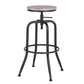 Barstools MDF Seat Swivel Bar Stools Anacletus
