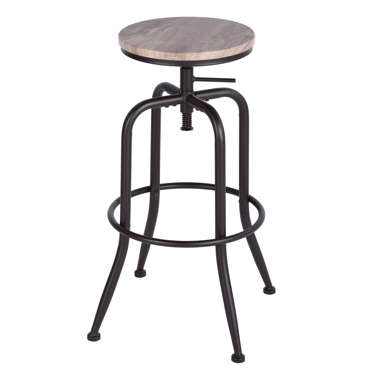 Barstools MDF Seat Swivel Bar Stools Anacletus
