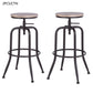 Barstools MDF Seat Swivel Bar Stools Anacletus