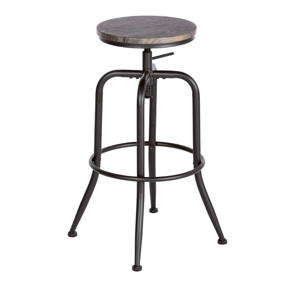 Barstools MDF Seat Swivel Bar Stools Anacletus