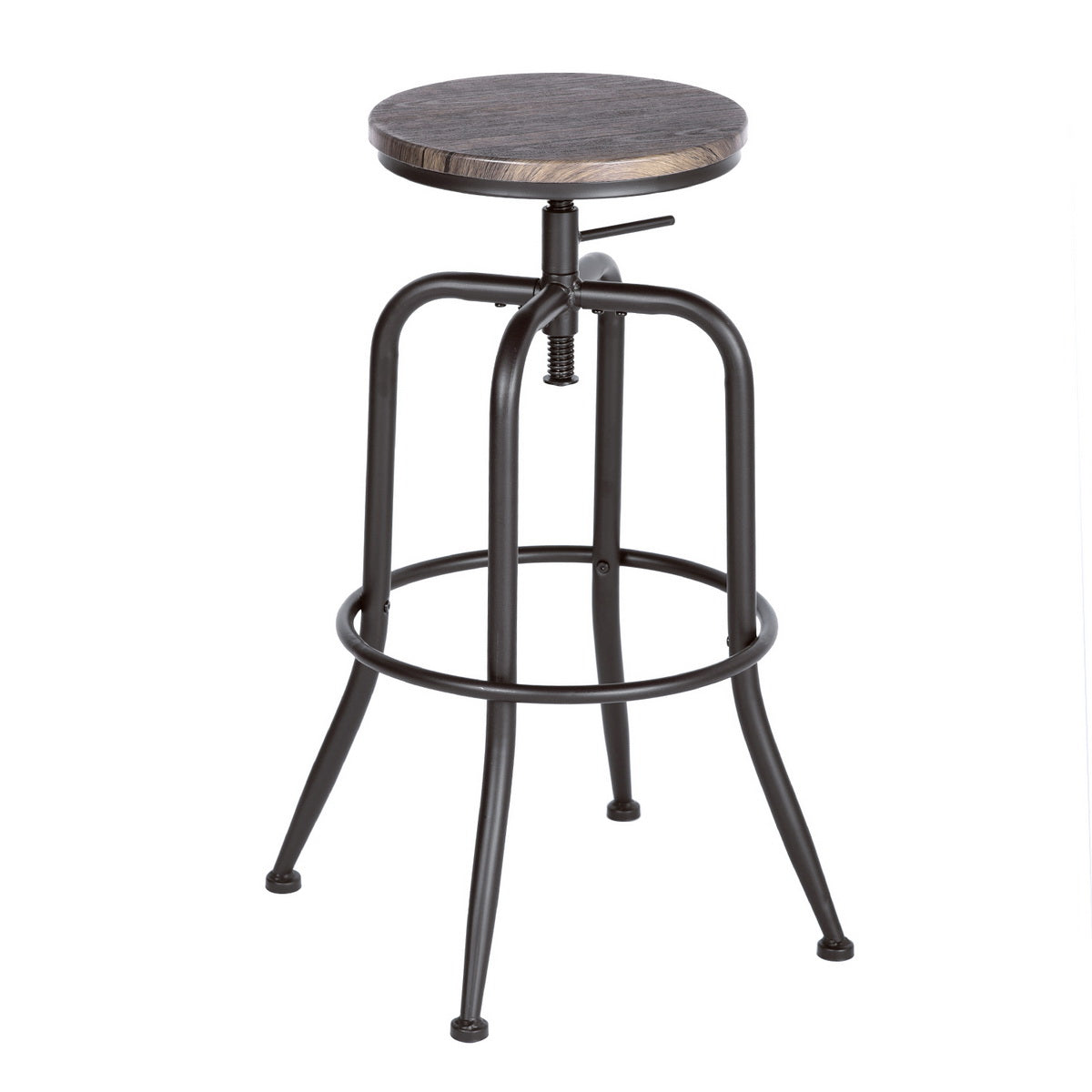 Barstools MDF Seat Swivel Bar Stools Anacletus