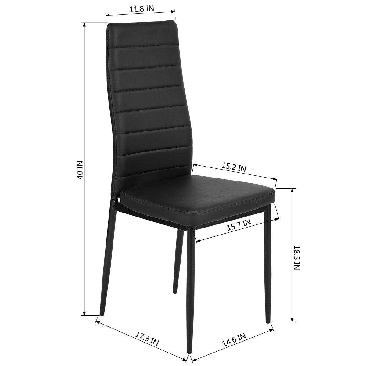 Dining Chairs PVC Upholstered Ann