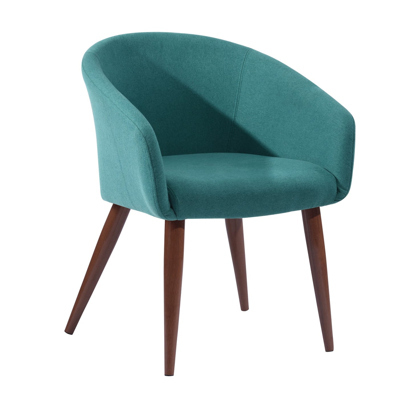 Accent Chair Fabric Upholstered Wooden Legs Side Chair Dining Chair Aokelan