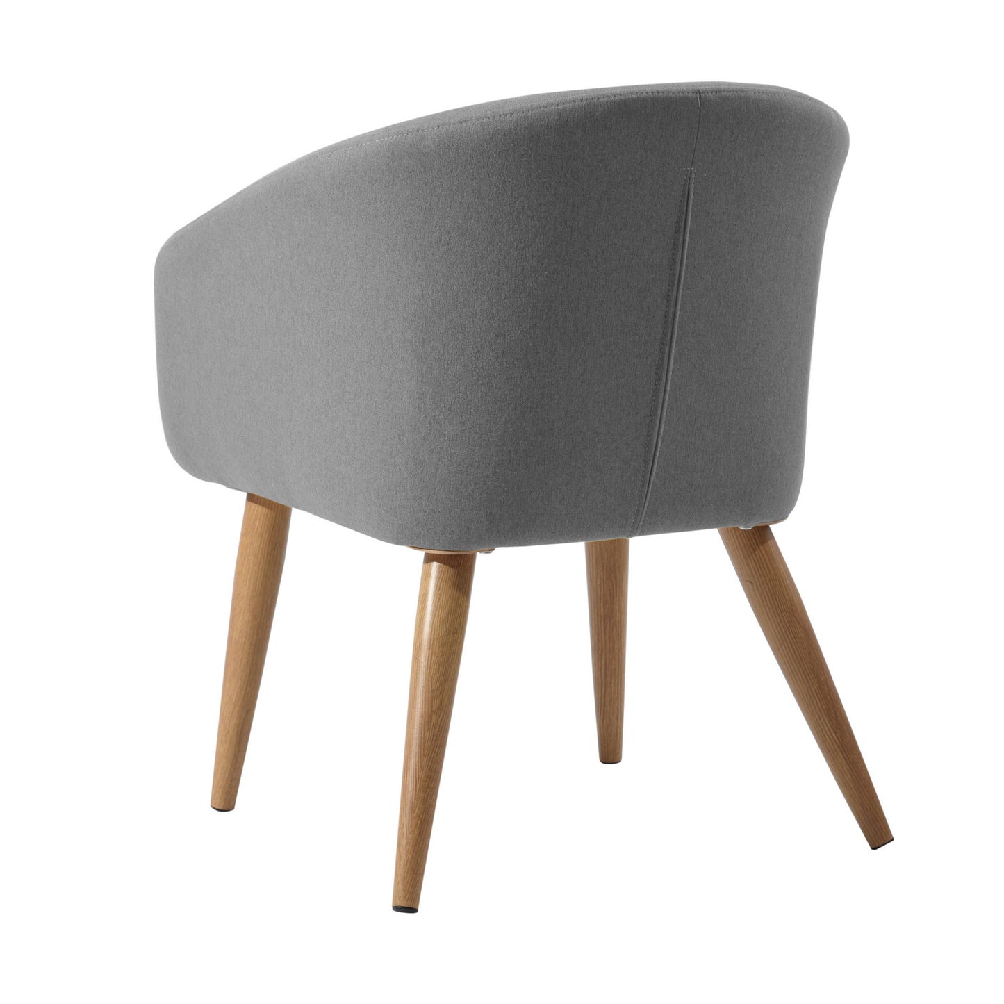 Accent Chair Fabric Upholstered Wooden Legs Side Chair Dining Chair Aokelan