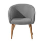 Accent Chair Fabric Upholstered Wooden Legs Side Chair Dining Chair Aokelan