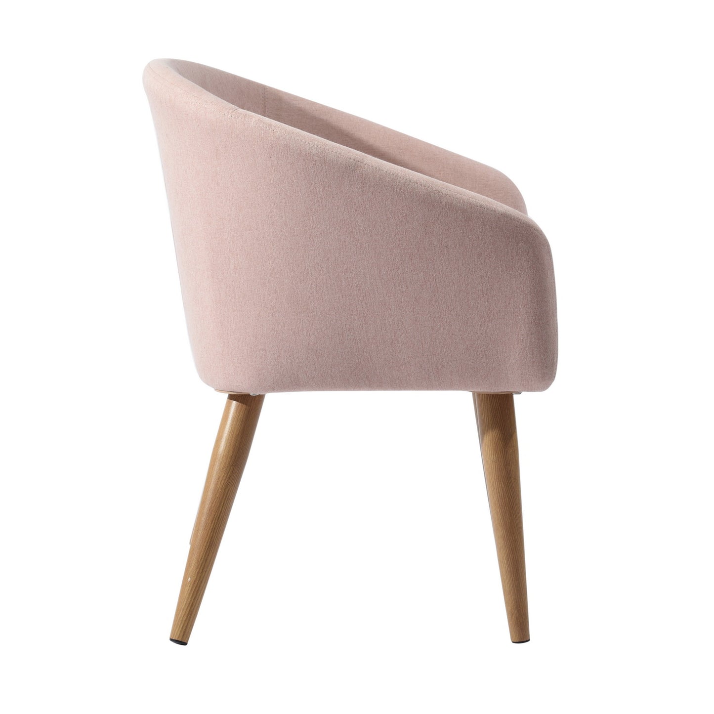 Accent Chair Fabric Upholstered Wooden Legs Side Chair Dining Chair Aokelan