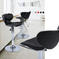 Barstools PU Upholstered Swivel Height Ajustable Bar Stools Arn