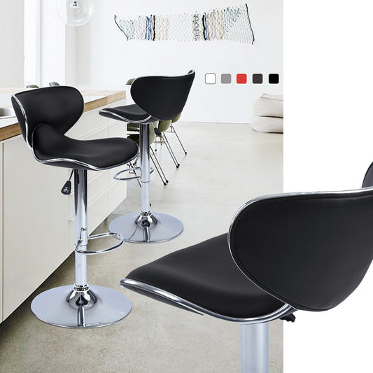 Barstools PU Upholstered Swivel Height Ajustable Bar Stools Arn
