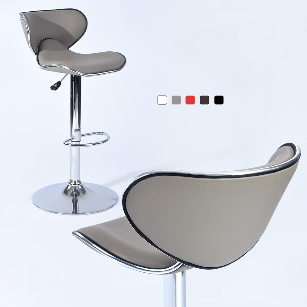 Barstools PU Upholstered Swivel Height Ajustable Bar Stools Arn