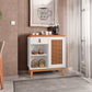 Sidetable Coffee Rubi White/Noce