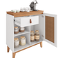 Sidetable Coffee Rubi White/Noce