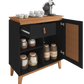 Sidetable Coffee Rubi Black/Noce