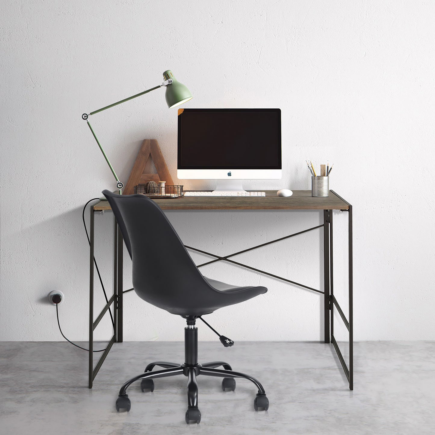 Folding Desk Writing Computer Desk Space Saving Barder
