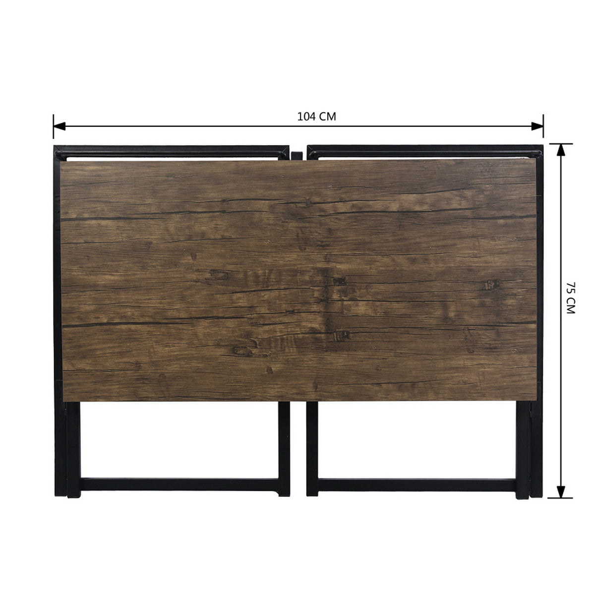 Folding Desk Writing Computer Desk Space Saving Barder