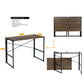 Folding Desk Writing Computer Desk Space Saving Barder