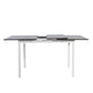 Extendable Dining Table Rectangular  Bari