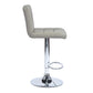 Barstools PU Upholstered Swivel Height Ajustable Bar Stools Begonia
