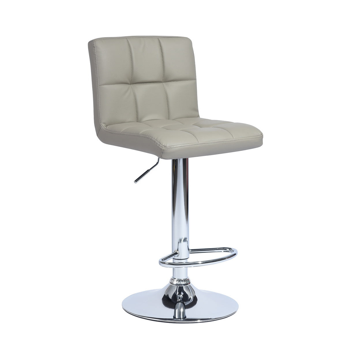 Barstools PU Upholstered Swivel Height Ajustable Bar Stools Begonia
