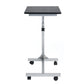 Laptop Table C Side Rolling Table Height Adjustable Bed Bello