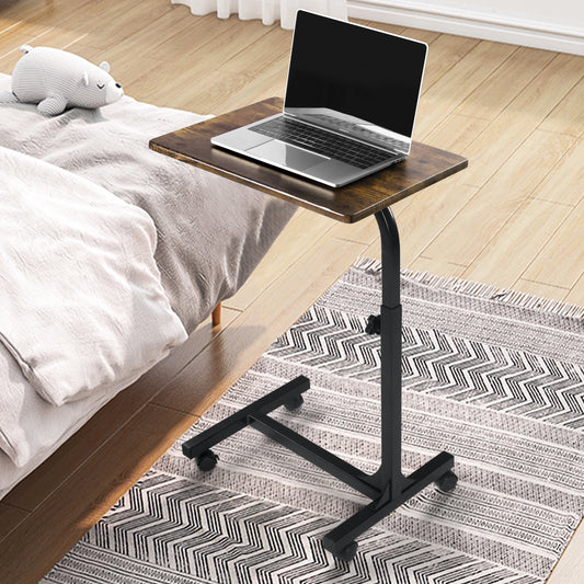 Laptop Table C Side Rolling Table Height Adjustable Bed Bello