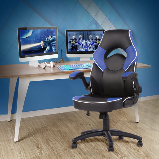 Gaming Chair Racing Office Chair Recliner Swivel Seat Height and Armrest Adjustable Benjamin