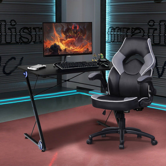 Gaming Chair Racing Office Chair Recliner Swivel Seat Height and Armrest Adjustable Benjamin