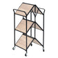 Folding Rolling Kitchen Trolley Serving Cart Bomfim