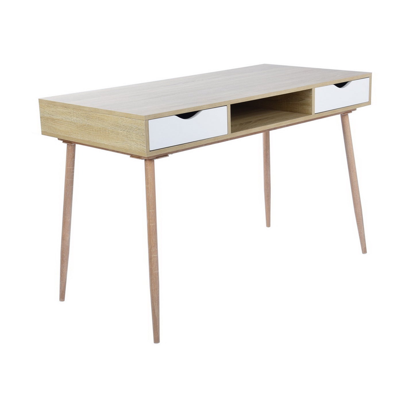 Computer Desk Writing Office Table with 2 Drawers Bosut