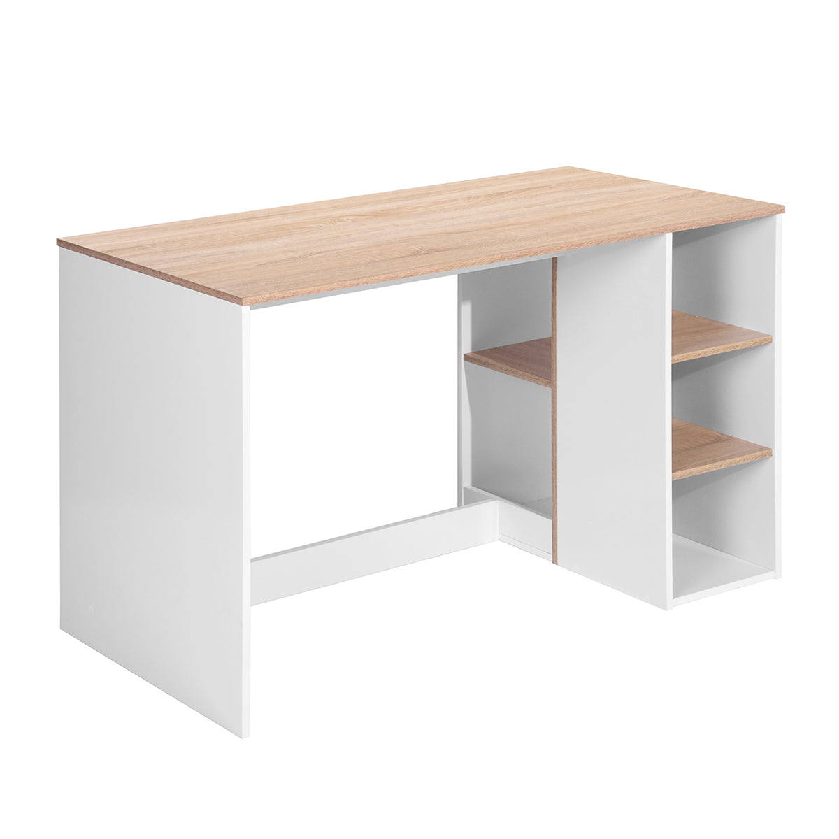 Computer Desk Writing Office Table with Sheles Brenton