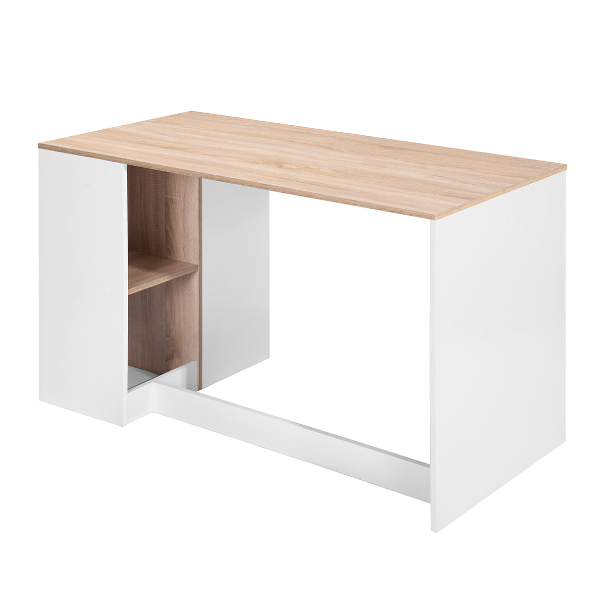 Computer Desk Writing Office Table with Sheles Brenton