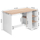 Computer Desk Writing Office Table with Sheles Brenton
