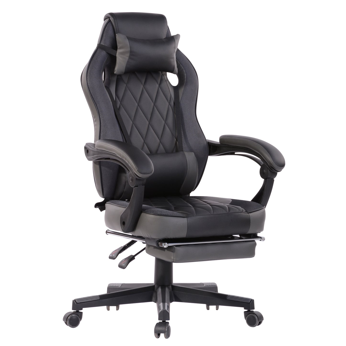 Gaming Chair Racing Office Chair Recliner Swivel Rocker with Headrest and Lumbar Pillow Burgendy