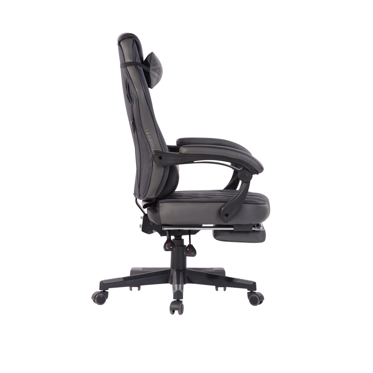 Gaming Chair Racing Office Chair Recliner Swivel Rocker with Headrest and Lumbar Pillow Burgendy