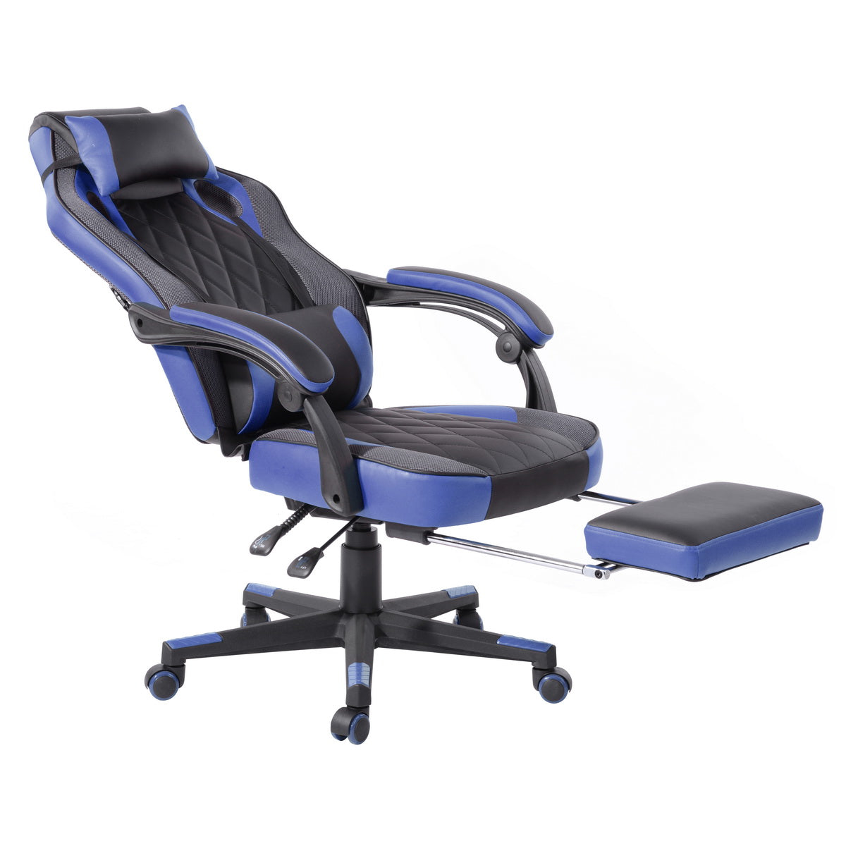 Gaming Chair Racing Office Chair Recliner Swivel Rocker with Headrest and Lumbar Pillow Burgendy