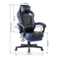 Gaming Chair Racing Office Chair Recliner Swivel Rocker with Headrest and Lumbar Pillow Burgendy