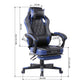 Gaming Chair Racing Office Chair Recliner Swivel Rocker with Headrest and Lumbar Pillow Burgendy