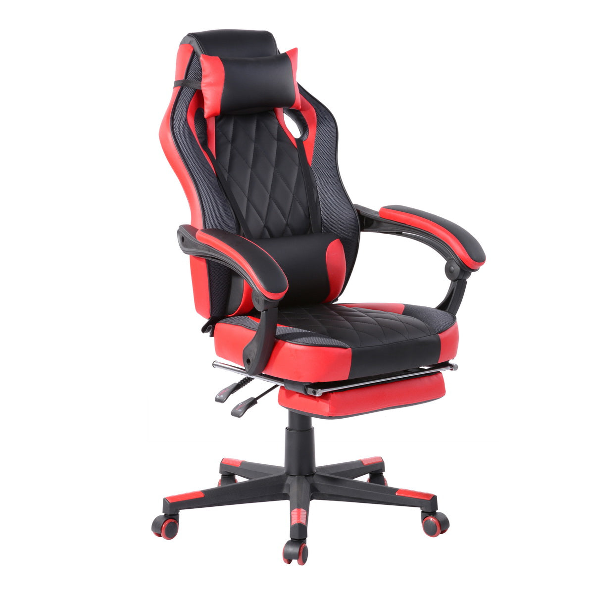 Gaming Chair Racing Office Chair Recliner Swivel Rocker with Headrest and Lumbar Pillow Burgendy