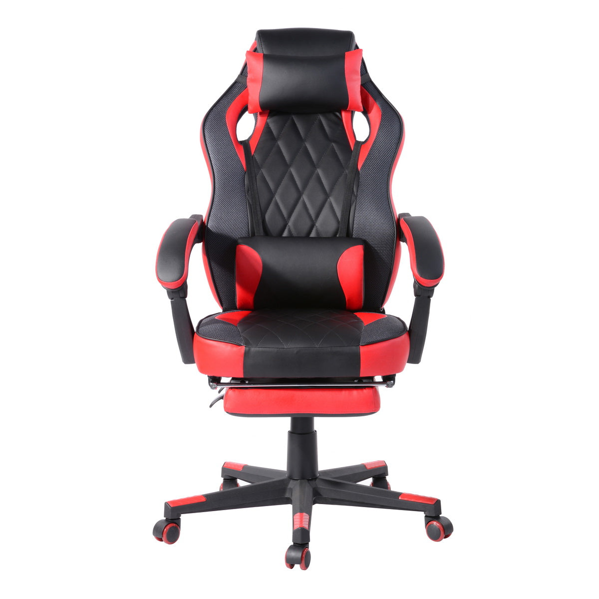 Gaming Chair Racing Office Chair Recliner Swivel Rocker with Headrest and Lumbar Pillow Burgendy