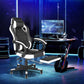 Gaming Chair Racing Office Chair Recliner Swivel Rocker with Headrest and Lumbar Pillow Burgendy