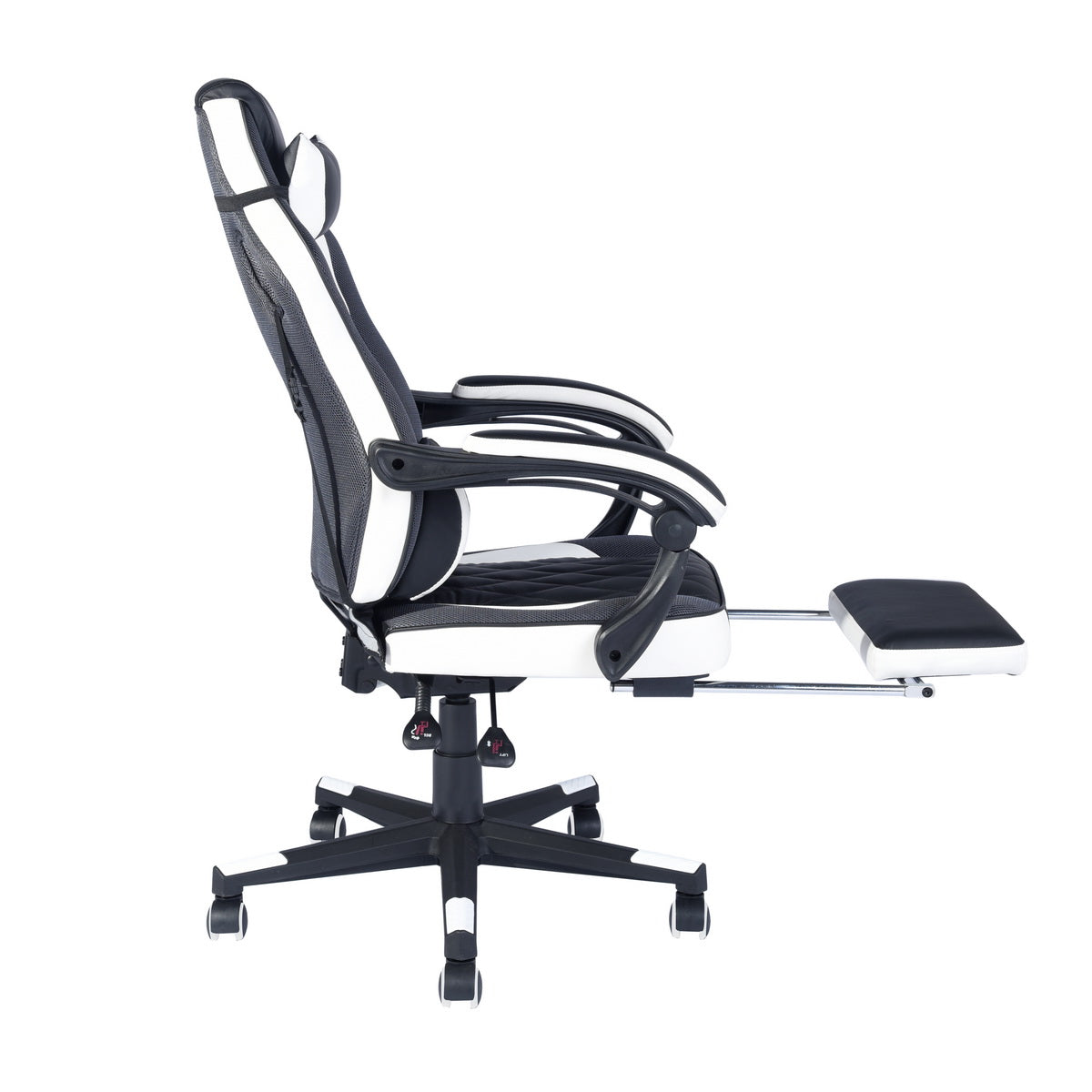 Gaming Chair Racing Office Chair Recliner Swivel Rocker with Headrest and Lumbar Pillow Burgendy
