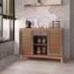 Sidetable Coffee Diamante  Pearl Grey/Noce