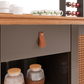 Sidetable Coffee Diamante  Pearl Grey/Noce