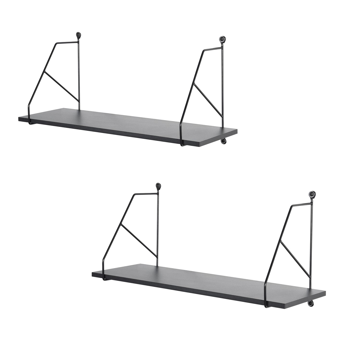 Set of 2 Floating Wall Shelves Decorative Calotta
