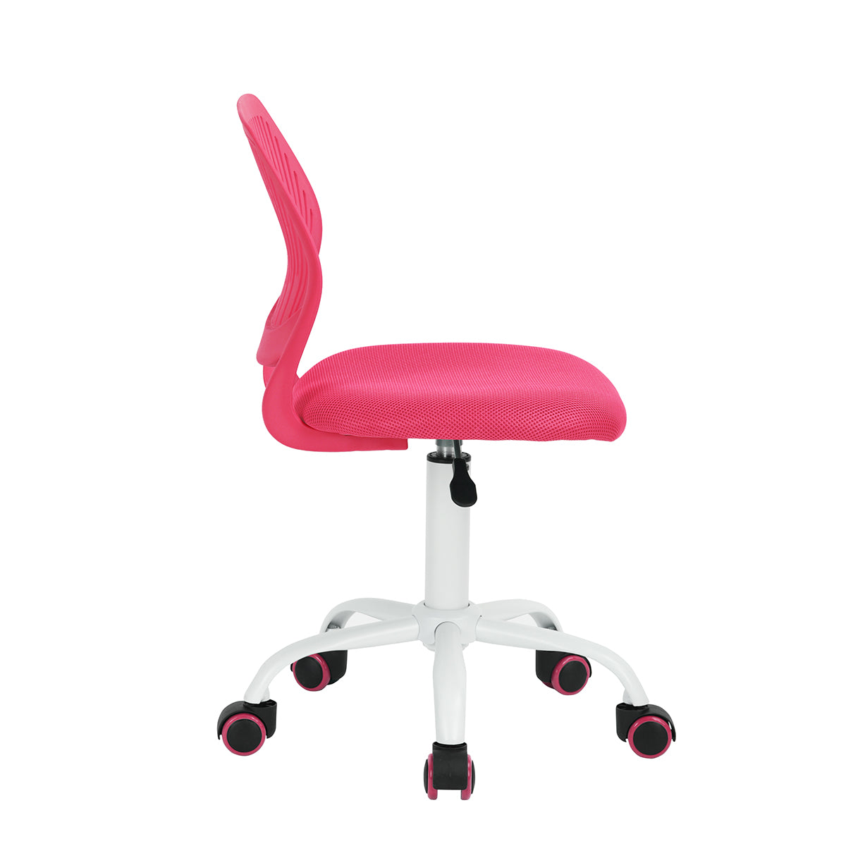 Home Study Chair Modern Home Office Desk Chair Mesh Upholstery Carnation