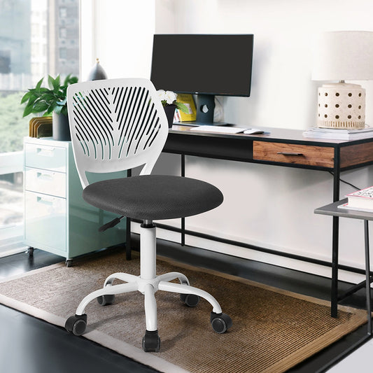 Home Study Chair Modern Home Office Desk Chair Mesh Upholstery Carnation