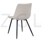 Dining Chairs Fabric Upholstered Metal Legs Casemiro