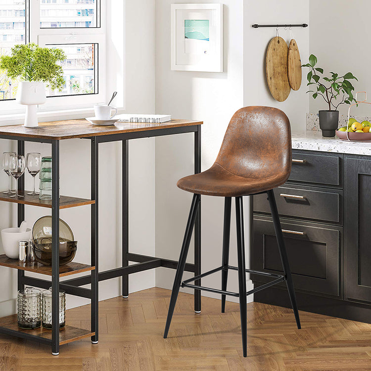 Barstools Suede Upholstered Bar Stools Charlton
