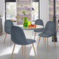 Dining Chairs Fabric Upholstered Metal Legs Charlton